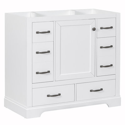 Base de meuble-lavabo simple 35,5 po Rahema