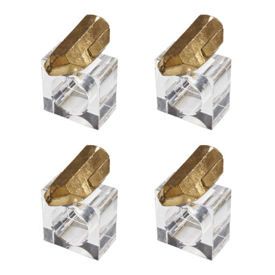 Luxe Quartz Napkin Ring (Set of 4)