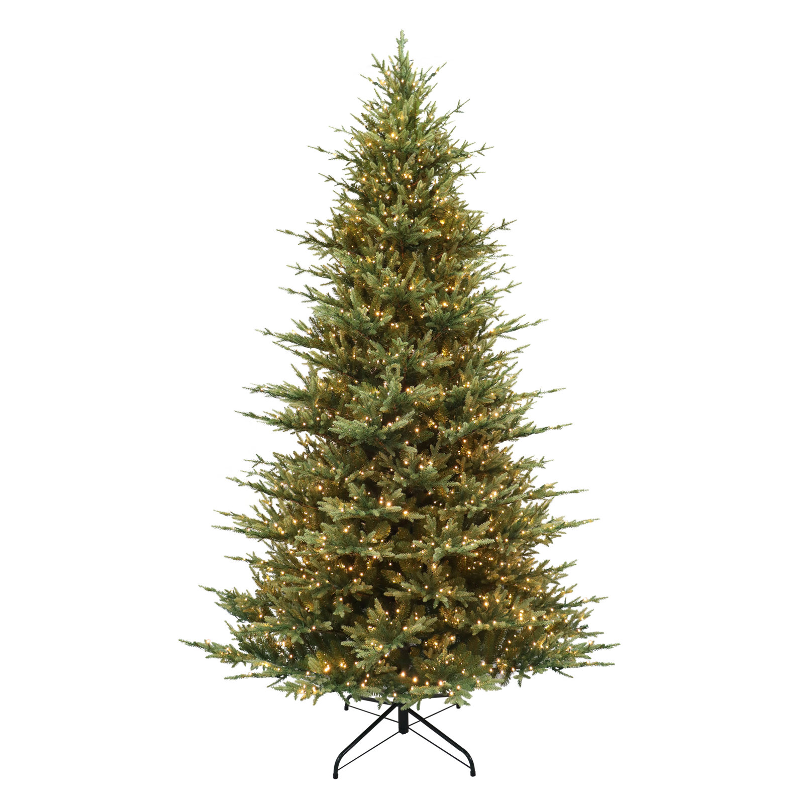 Pre-Lit Fir Christmas Tree, 9' H