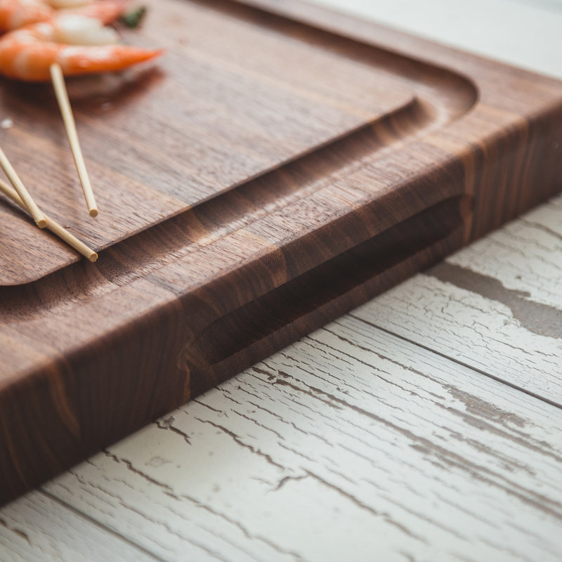 John Boos Reversible Cutting Board, 12'' x 18'', Black Walnut
