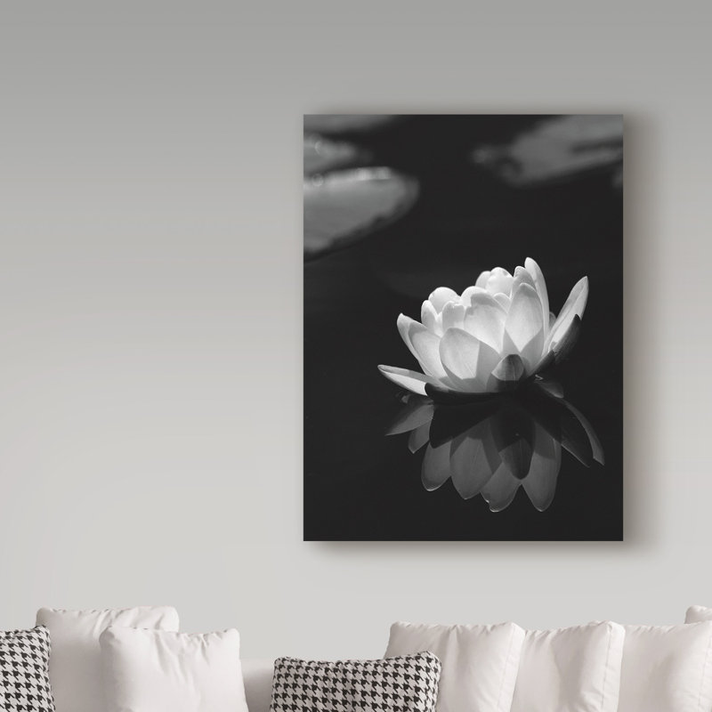 'Water Lily' Photographic Print on Wrapped Canvas, 19" H x 14" W x 2" D