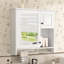 Armoire de salle de bain murale polyvalente avec miroir et plusieurs options de rangement