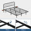 Aether Floating Metal Bed Frame with Charging & LED Lighting & Shelves, No Box Spring Needed