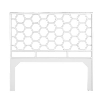 Hive Rattan Open-Frame Headboard