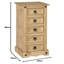 35 cm W Chest of 5 Drawers
