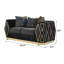 Causeuse Dulaney - noir-453879914
