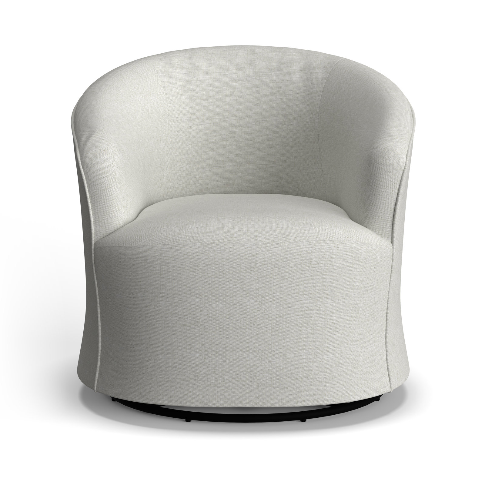 Jude Upholstered Swivel Nursery Chair, Snow