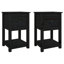 40 cm W Solid Wood Bedside Table-1500020100-1523767097