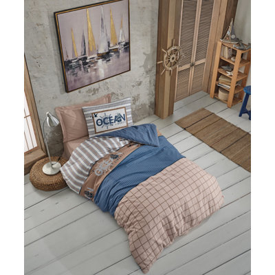 Cotton Plaid Duvet Cover