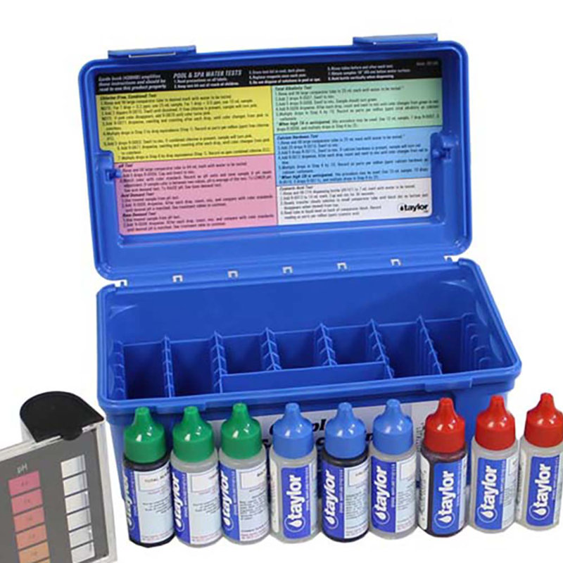 Produits chimiques pour trousse de test de chlore pour piscine