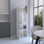 Armoire de rangement Hoyt avec cinq tablettes intérieures et extérieures-774168888