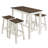 Poppy-Jo 4 - Person Pine Solid Wood Top Four Leg Dining Set-61354391
