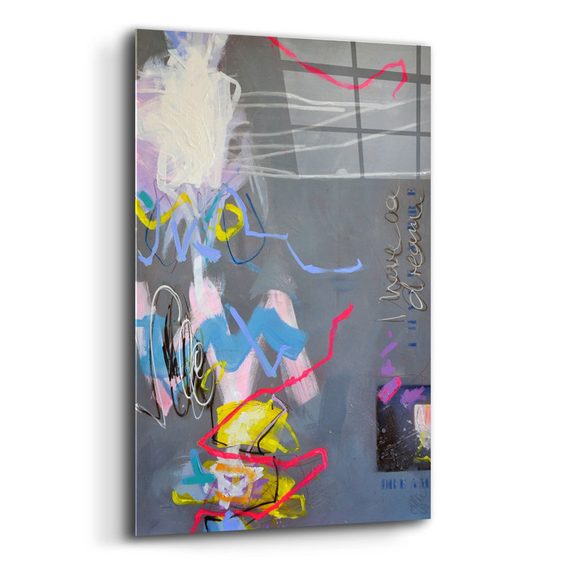 Sur impression plastique / acrylique, H 24 po x l 16 po x P 0,2 po