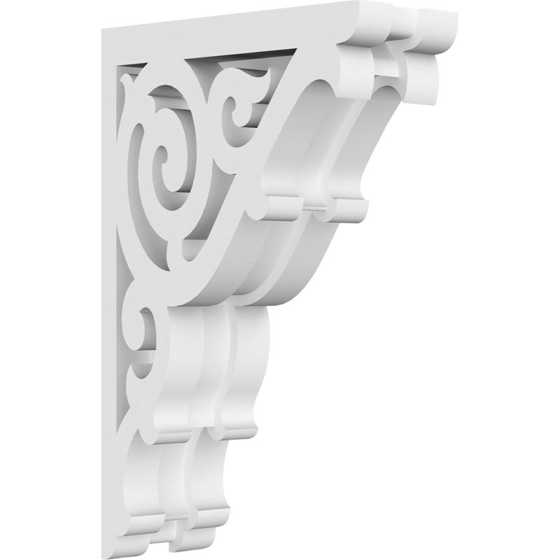 1 7/8"W X 4 1/2"D X 7"H Athens Architectural Grade PVC Corbel, 7" H x 4.5" W x 1.875" D