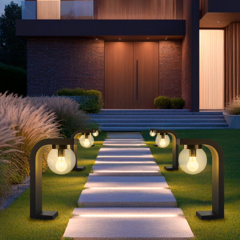 Éclairage de sentier solaire moderne