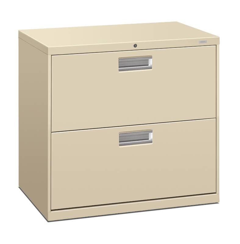 Brigade 600 Series 2-Drawer Lateral Filing Cabinet, Putty