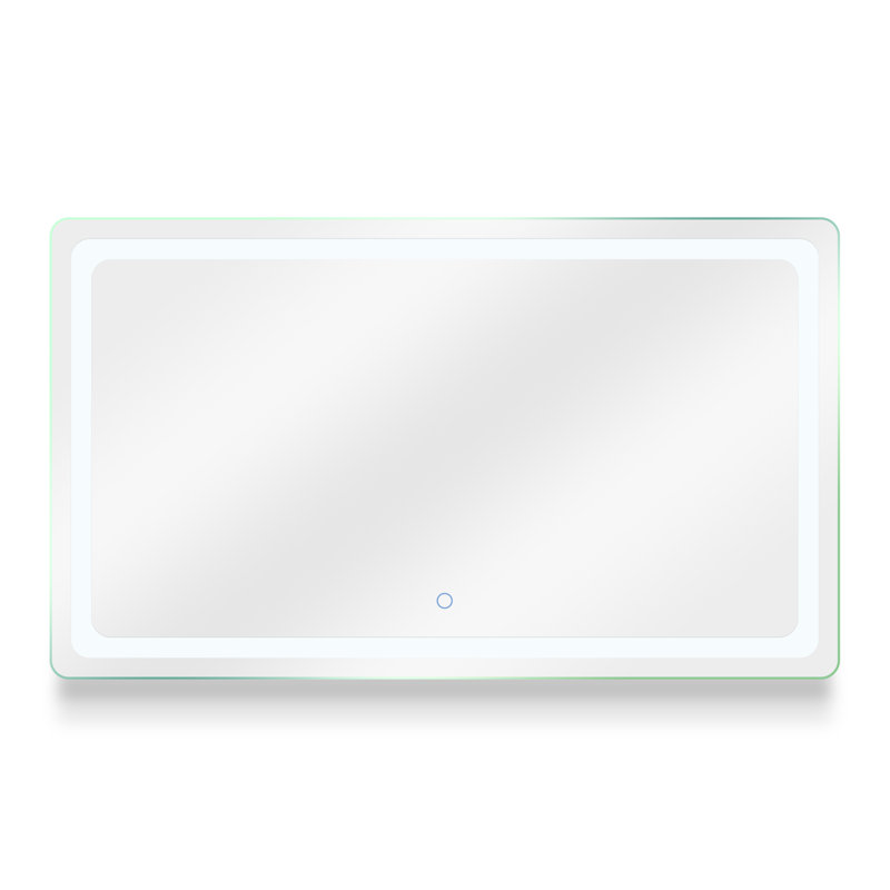Porphyrion Metal Flat Wall Mirror, 60" W x 35" H