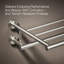 Purist 24" Hotelier Metal Wall-Mount Bathroom Shelf, Towel Holder-6671455