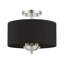 Plafonnier semi-encastré 3 lumières 12 po Brunetto-120371121