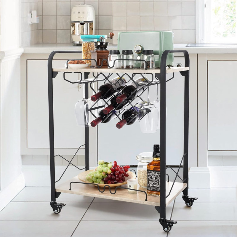 Porte-bouteilles et porte-verres à vin