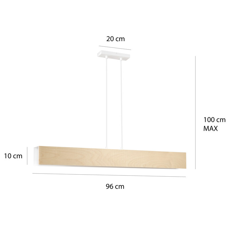 Ludivine 4 - Light Kitchen Island Pendant, White/Gold