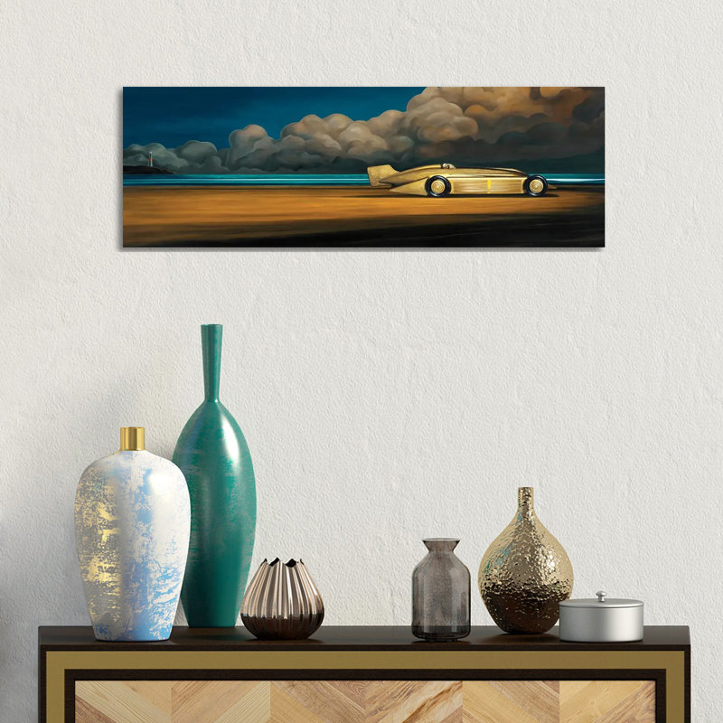 Golden Arrow by Ross Jones - Wrapped Canvas Panoramic Print, 30.48 cm H x 91.44 cm W x 1.91 cm D