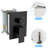 12 Inch Wall Mounted Square Shower System In Matte Black - Adjustable Slide Bar, Easy Installation, And Soothing Rainfall With Head Mount, Valve Spray Pattern