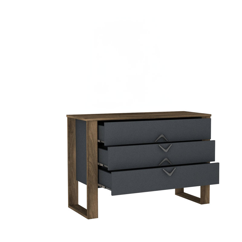Commode 3 tiroirs Monabo