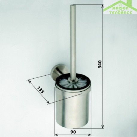 Neo Wall-Mounted Toilet Brush, White