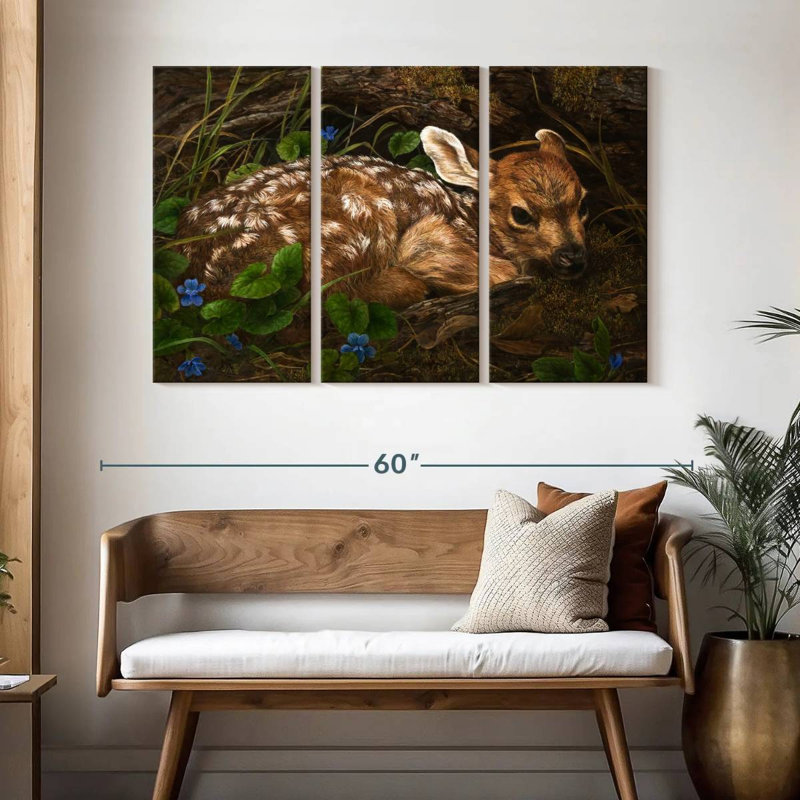 Bambi, 32" H x 50" W