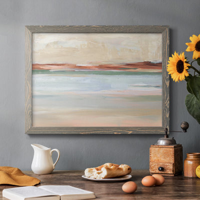 Sienna Horizon II, peinture sur toile encadrée