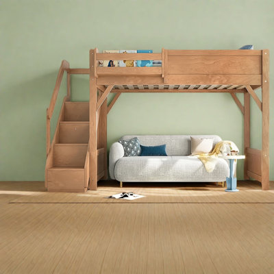 Space Saving Beds Twin Wood Loft, Modern Storage Design For Home