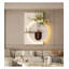 Décoration murale texturée à plusieurs niveaux avec tablette fonctionnelle pour couloir ou maison-264969280-264969310