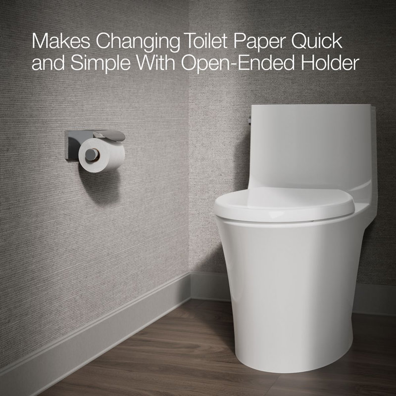 Avid Wall Mount Toilet Paper Holder, Polished Chrome
