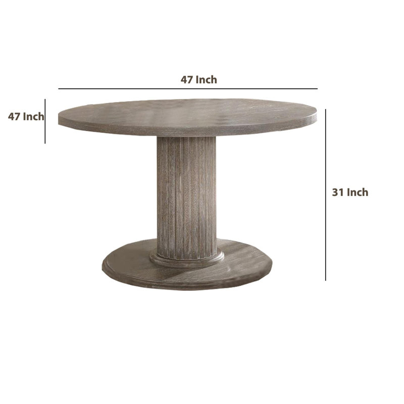 Olsburg Round Solid Wood Dining Table