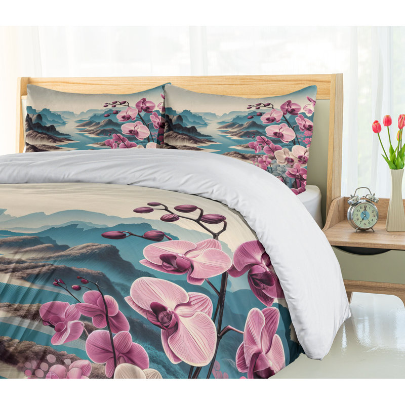 Lake Duvet Cover, Queen Duvet Cover + 2 Standard Shams