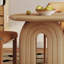 Ensemble de table à manger moderne en bois massif-105913073