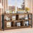 Horizontal Bookshelf, Modern Cube Storage Organizer Bookcase Wide Bookshelves, Industrial Wood Metal Book Shelf, Cube Shelf for Office Home Living Room-1978704497-1955959347