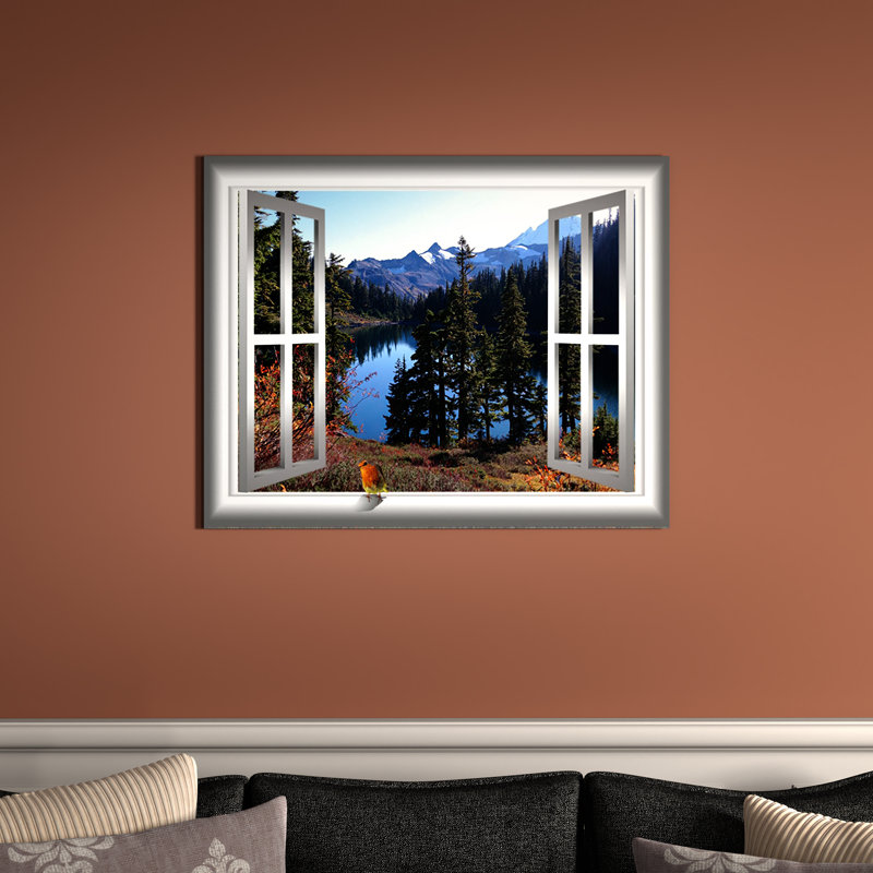 Landscape & Nature Wall Decal, 24" H x 30" W x 0.01" D