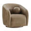 Fauteuil pivotant en cuir Vegan Jonina-2032750569