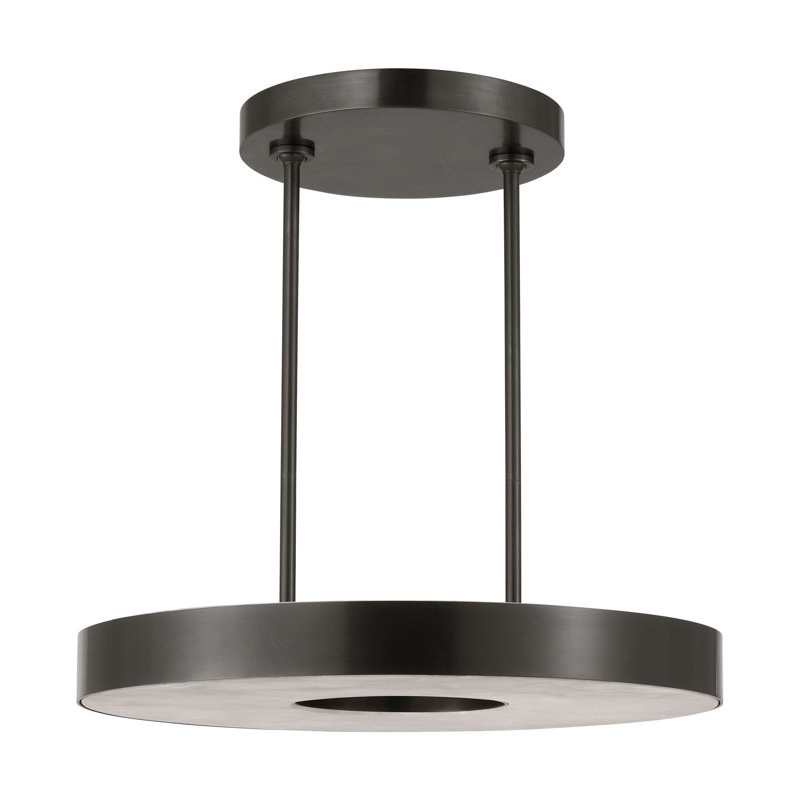 Wyllis LED Chandelier, Bronze, 2.5" H x 24" W x 24" D