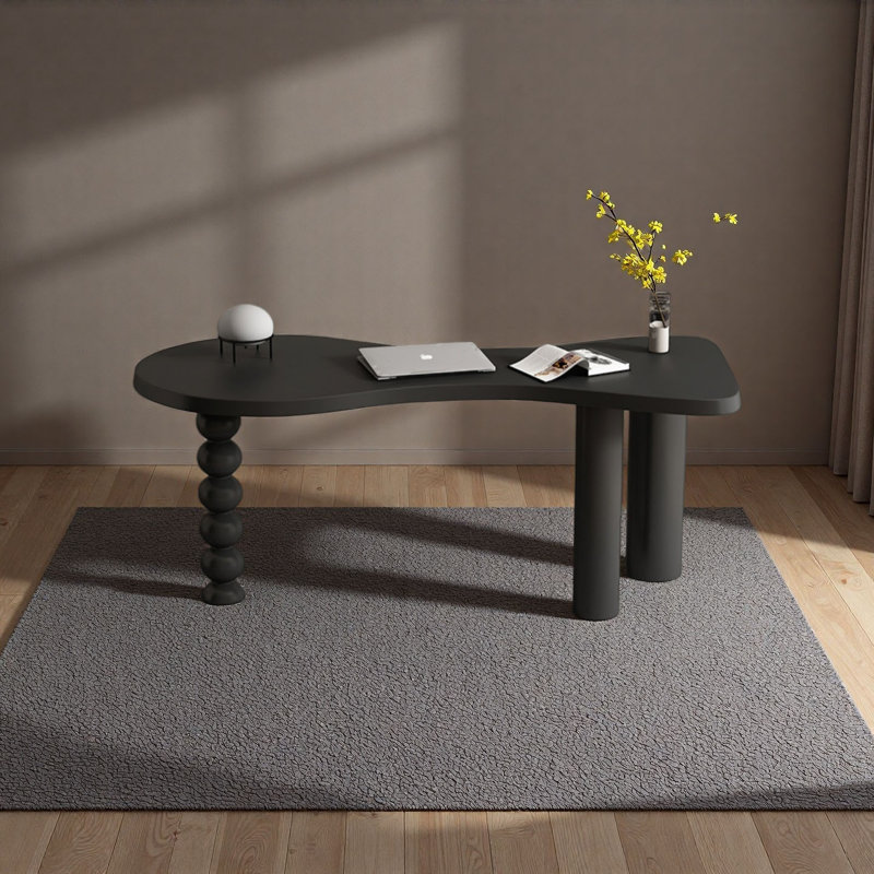 Bureau ergonomique en bois massif Luxury, H 29,5 po x l 47,2 po x P 23,6 po