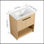 Meuble-lavabo 30 po avec lavabo en céramique, 2 portes à fermeture douce, meuble-lavabo autoportant, contreplaqué-1581610664