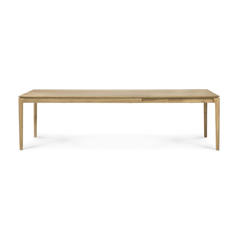 Bok Solid Wood Dining Table, 30"H x 86.6"L x 35.5"W, Varnished Oak