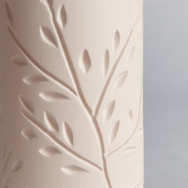 Eva Handmade Ceramic Table Vase, 6.25" H x 3" W x 3" D