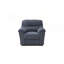 Chaise rembourrée en chenille avec garniture cloutée et support à ressorts hélicoïdaux pour espaces de vie modernes-209489846
