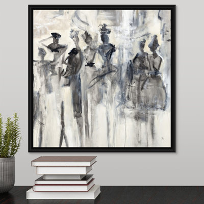« silhouette gal », peinture sur toile