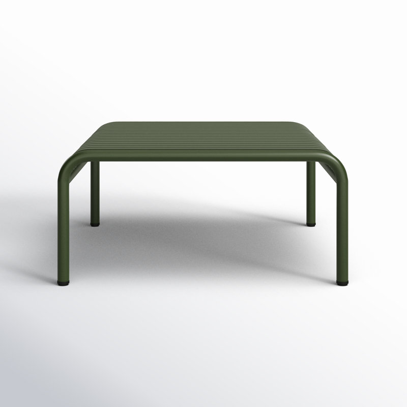 Winchester Outdoor Patio Coffee Table, Dark Green