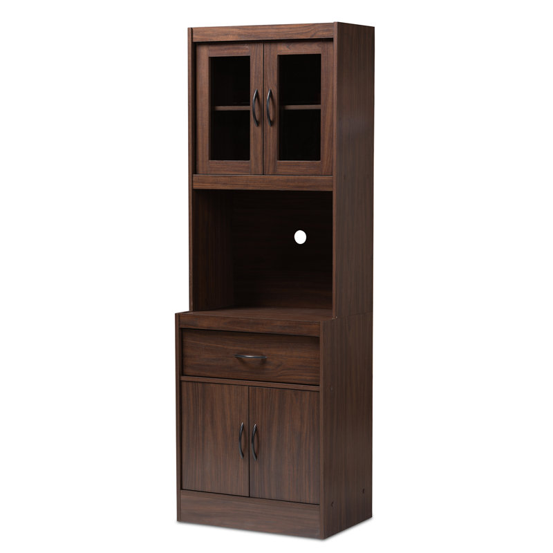 Forbell Sideboard with Bar Hutch, Dark Walnut
