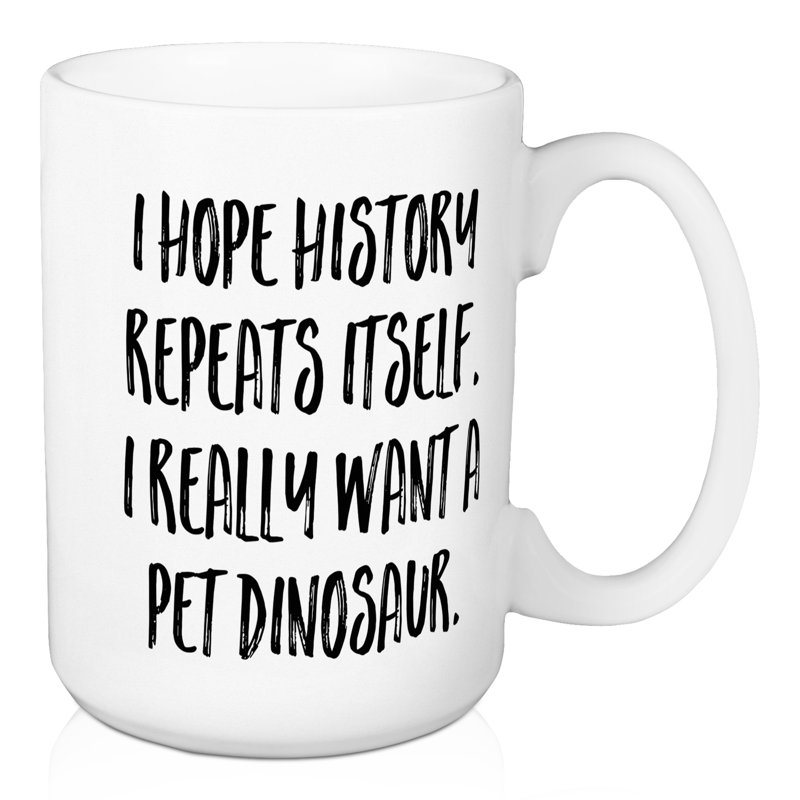 Grande tasse à café animal dinosaur Dey